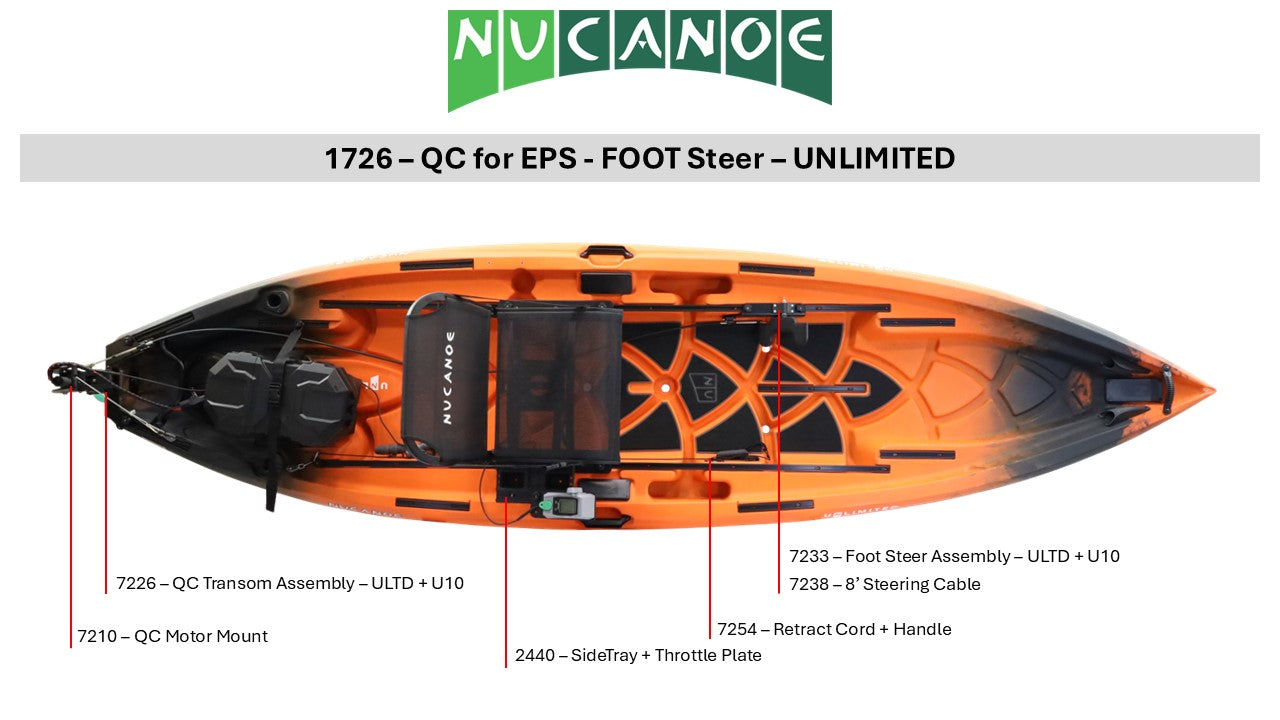 #1726 - QuickConnect for EPS - FOOT Steer - UNLIMITED