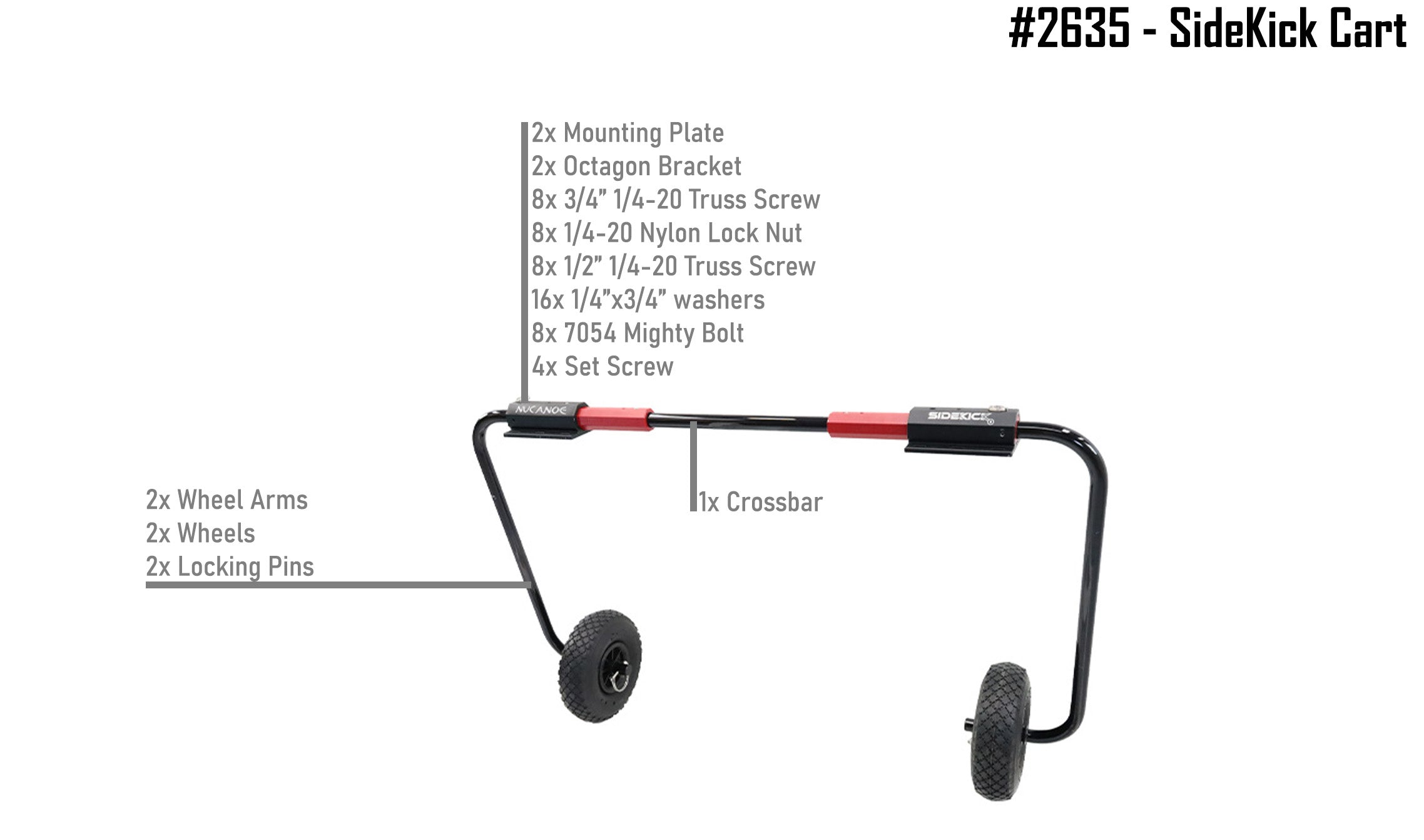 #2635 NuCanoe SideKick Cart