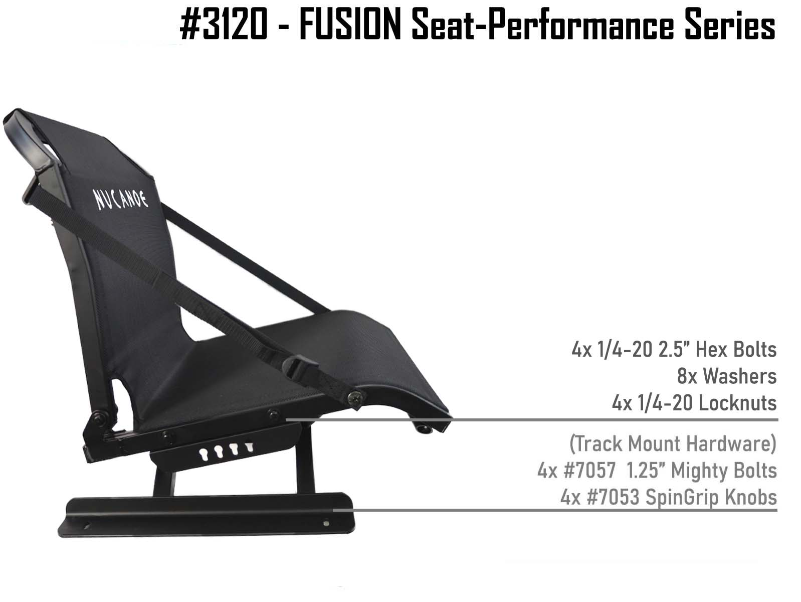 #3120 - FUSION Seat - Flint + Pursuit