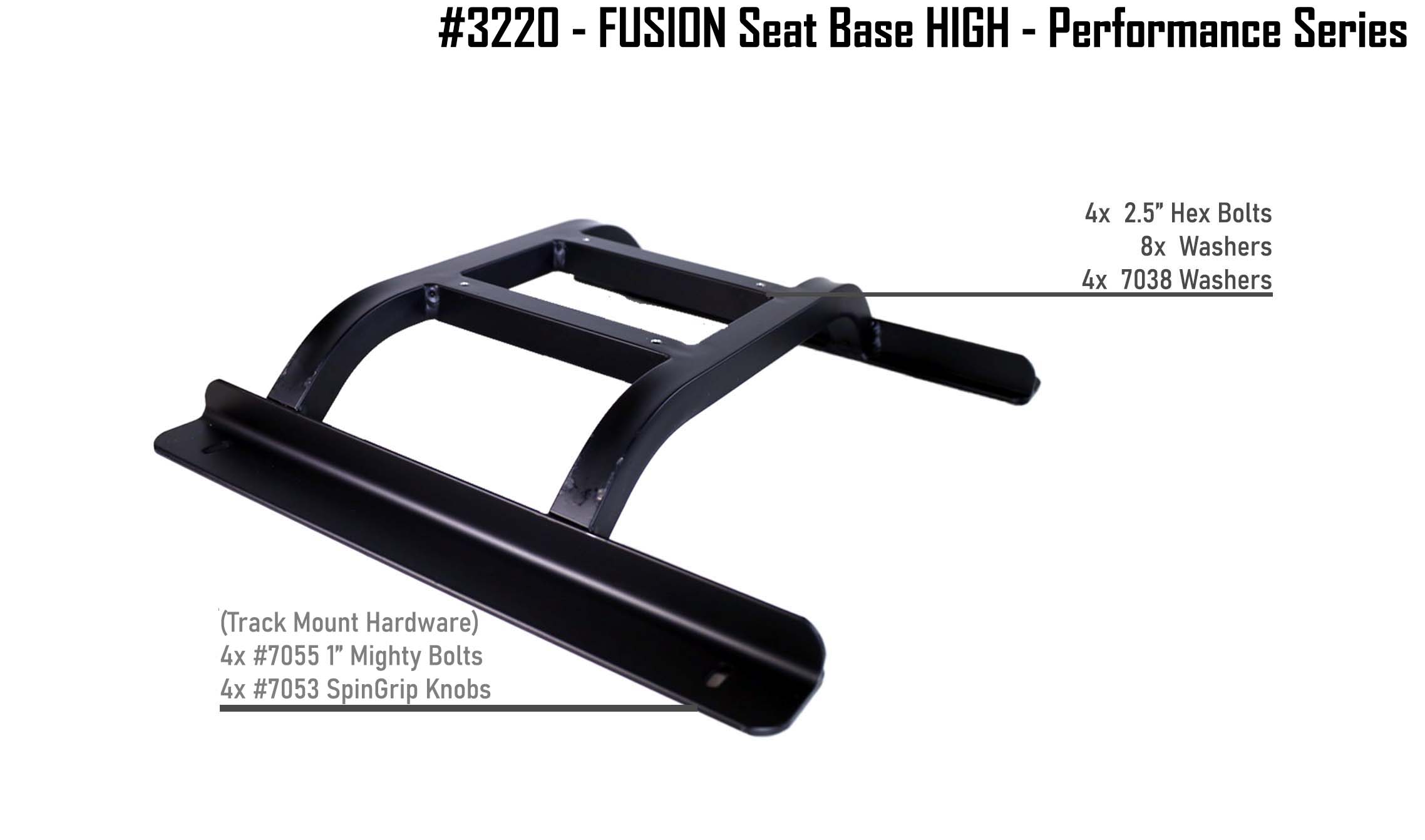 #3220 - Fusion Seat Base - Performance Series - High