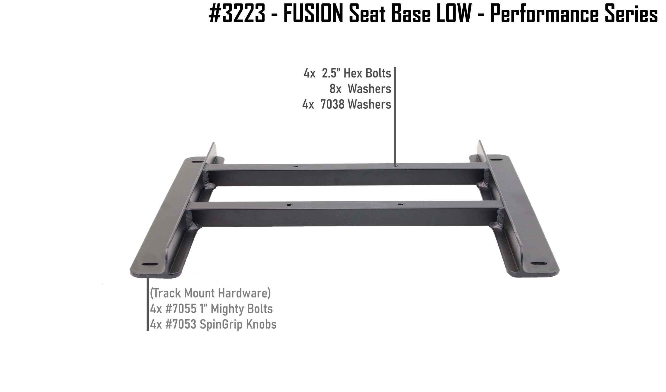 #3223 - Low CG Seat Base - Flint & Pursuit