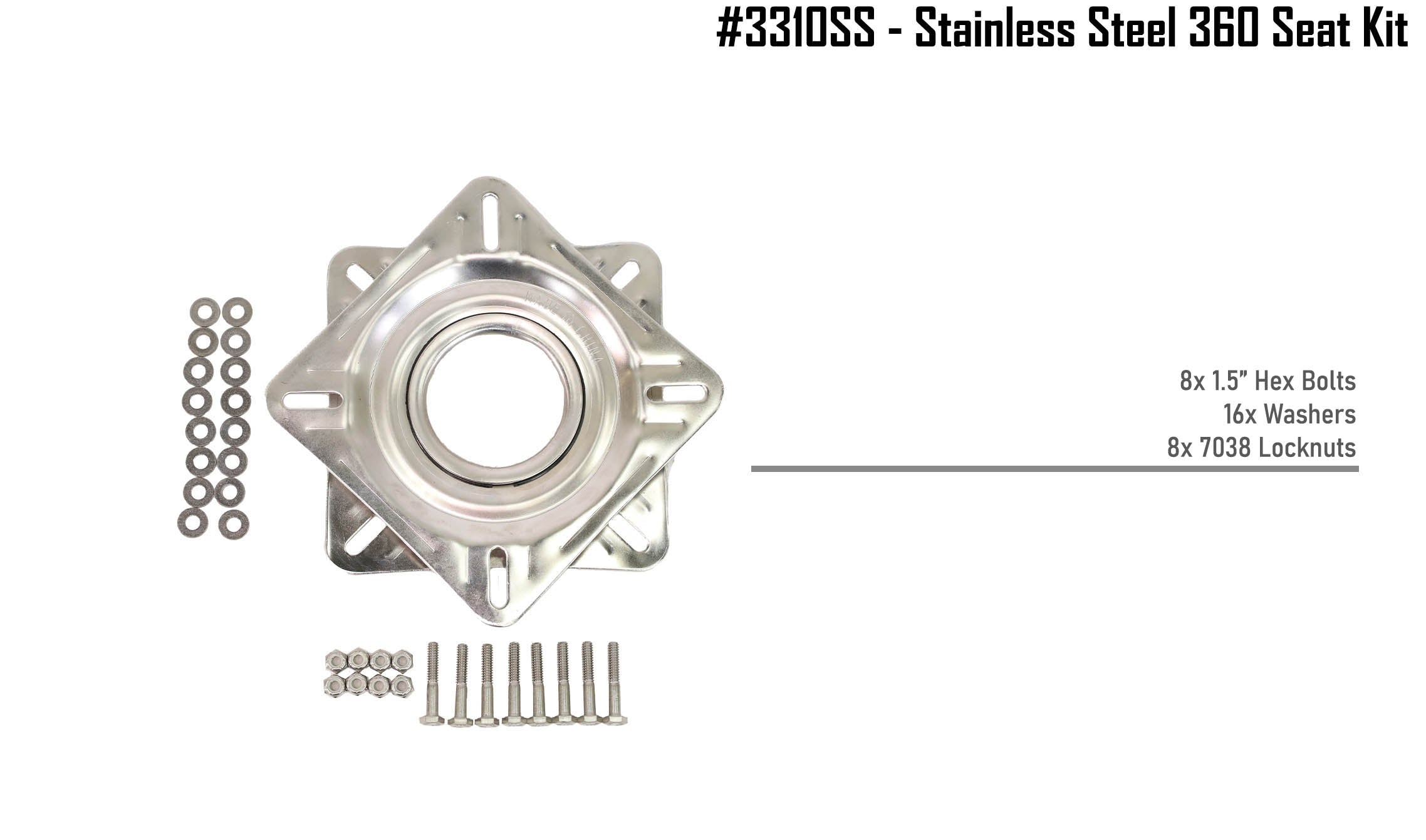 #3310SS - SS 360 Seat Kit