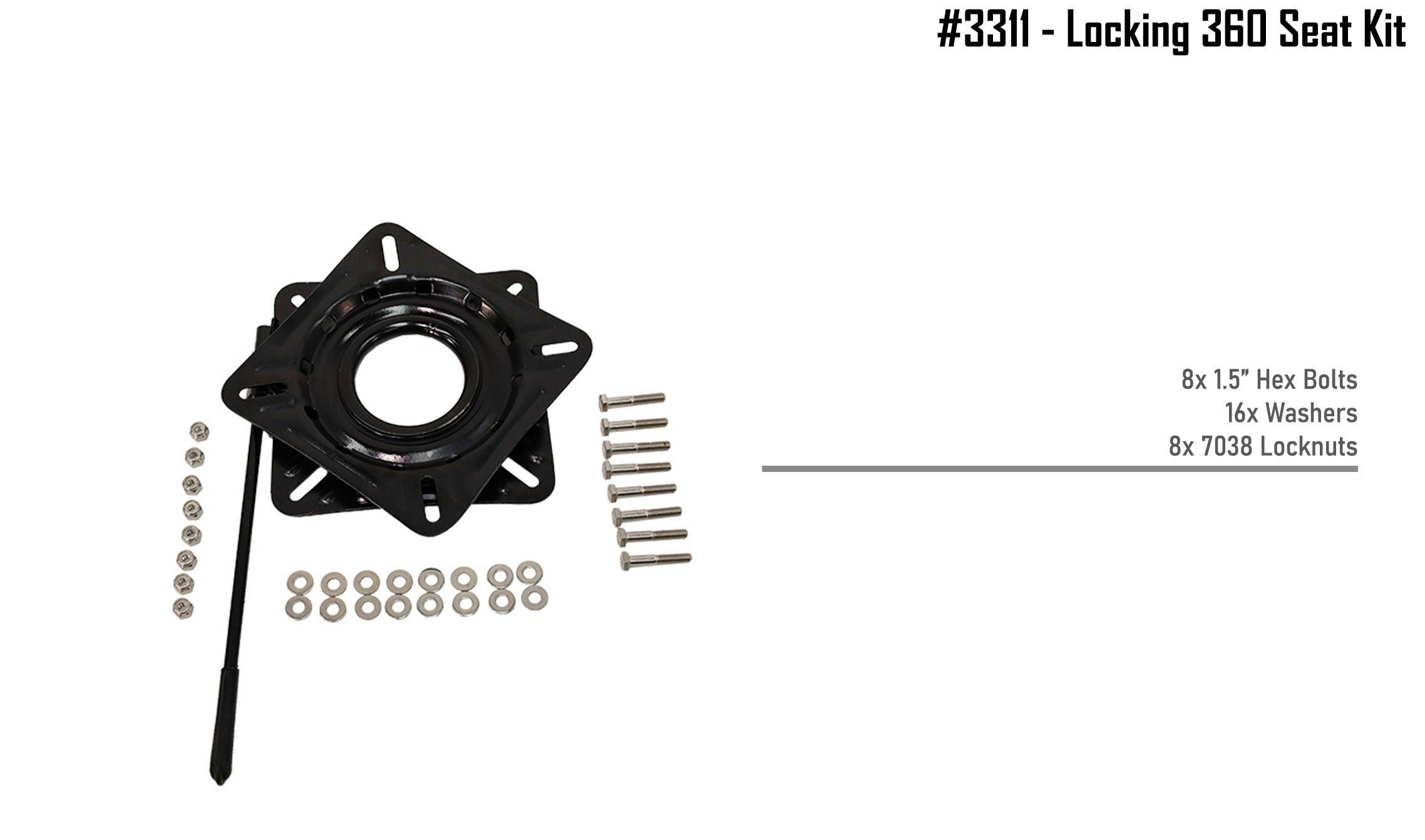 #3311 - Locking 360 Seat Kit