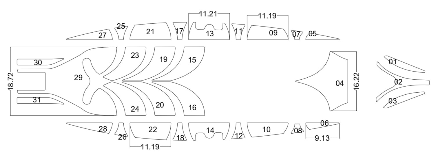 Frontier 12 Completion Decking Kit