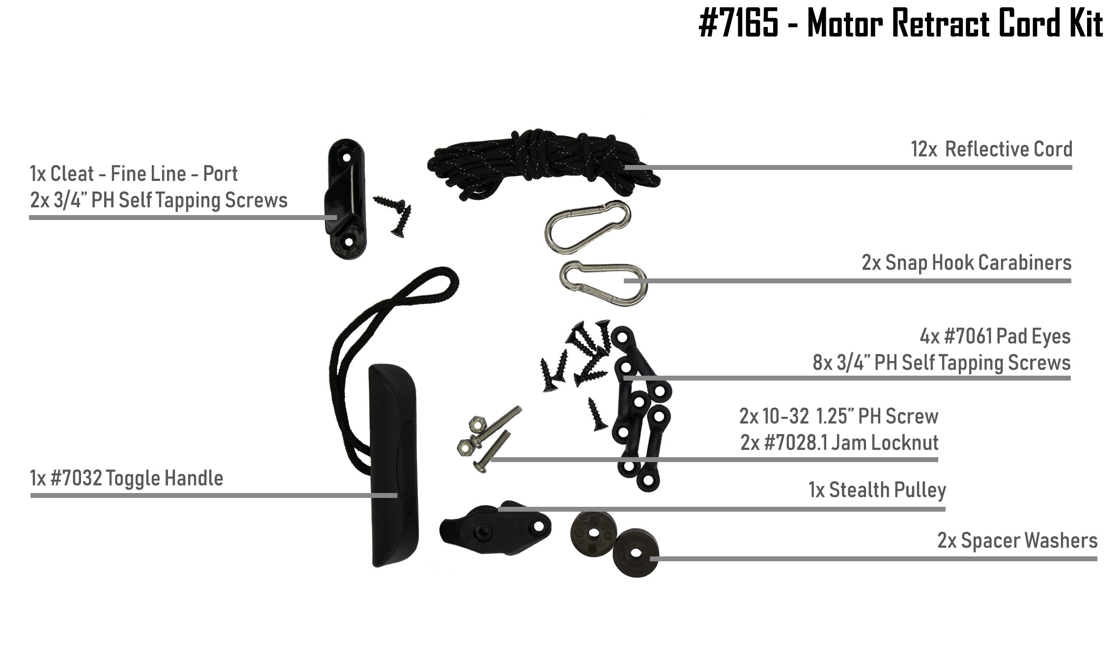 #7165 - Transom Motor Retract Kit
