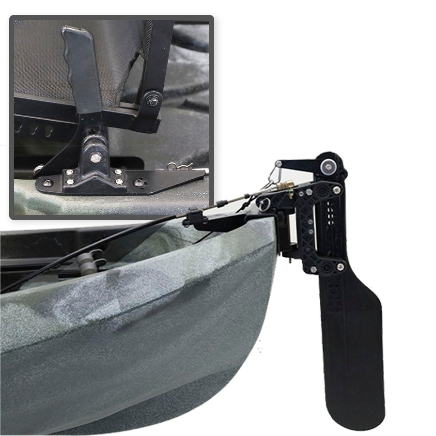 Vara Rudder #7203 - QC Rudder System - Frontier 12 - Hand Steer – NuCanoe Inc